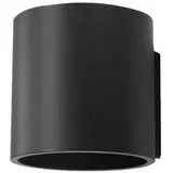 Sollux Wandleuchte Orbis 1 schwarz