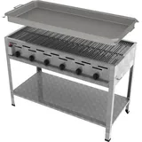 ChattenGlut, Gasgrill, Gasbräter 6-flammig mit Rost und Pfanne (22 kW)
