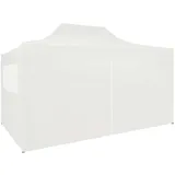 vidaXL Profi-Partyzelt 3 x 4 m inkl. 4 Seitenteile Weiß
