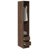 VidaXL Eichen-Optik Kleiderschrank 30x50x200 cm braun