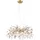 GLOBO Danna 8-flg. 61 cm rund gold