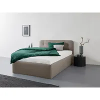 Westfalia Schlafkomfort Polsterbett "Rostock", beige (dunkel beige), L:210cm, Bezug