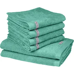 ROSS Handtuch Set »Sinfonie«, Set, 6 tlg., Frottier, beinhaltet: Handtücher und Badetücher ROSS karibik