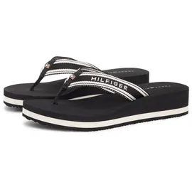 Tommy Hilfiger TH Flag Print Summer Sandal Schwarz 36