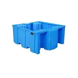 Bauer Südlohn GREEN-LINE PE-Auffangwanne WP 1/11, aus robustem Polyethylen, Blau