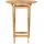 vidaXL Gartentisch Klappbar Ø 60 cm Massivholz Teak