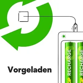 GP Recharge Micro AAA 800 mAh 4 St.