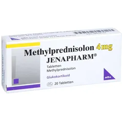 METHYLPREDNISOLON 4 mg Jenapharm Tabletten 20 St