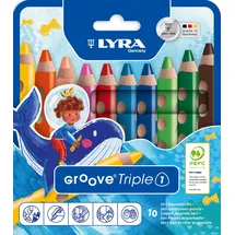Lyra Pet LYRA Groove Triple 1, 10 Stück