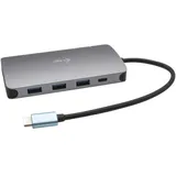 iTEC i-tec C31NANOVGA77W (USB C), Dockingstation + USB Hub, Grau