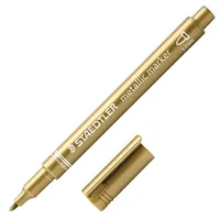 Staedtler 8323-11 Metallic Marker, 10 Stück im Kartonetui, gold