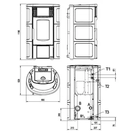 La Nordica-Extraflame Iside Idro H15 Weiß
