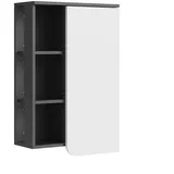 Vicco Badschrank Karen mit Tür und offenen Fächern