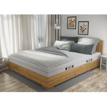 Bett1.de Soft Breeze Satin Silber/Anthrazit 200 x 200 cm + 2 x 80 x 80 cm
