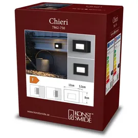 Konstsmide Chieri Fuss-/Absatzleuchte gross rechteckig 4W HighPower LED