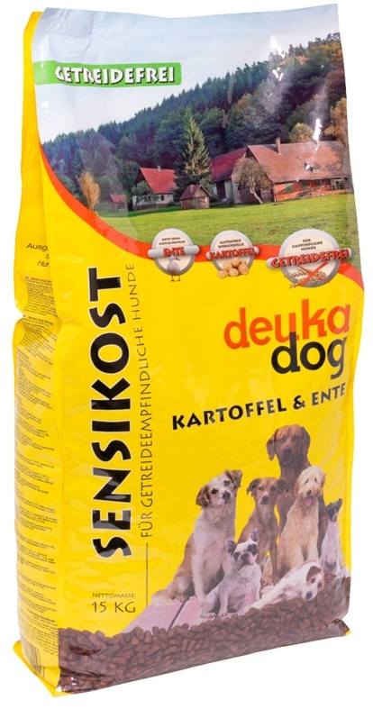 deuka dog Sensikost, Kartoffel & Ente - Hundefutter getreidefrei, 15kg