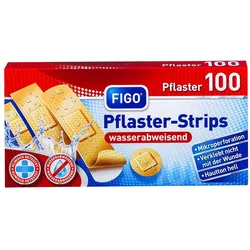 FIGO Pflasterstrips wasserabweisend standard 100 St