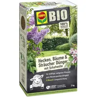Compo Hecken, Bäume und Sträucher Dünger mit Schafwolle 2 kg