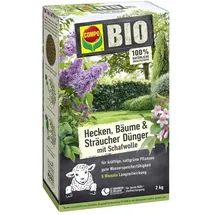 Compo Hecken, Bäume und Sträucher Dünger mit Schafwolle 2 kg