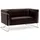 HJH Office Lounge Sofa CURACAO Kunstleder braun