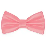 Ladeheid Kinderfliege Kinder Jungen Fliege - Vorgebunden Glänzende BKS (10cm x 5cm) rosa