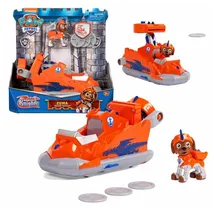 Paw Patrol Fahrzeuge Rescue Knights Deluxe Autos mit Spiel-Figuren, Figur:Zuma