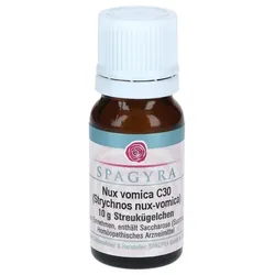 NUX VOMICA C 30 Strychnos Nux-Vomica Globuli 10 g