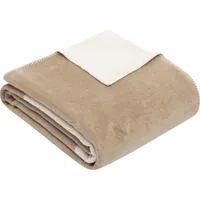 S.Oliver Wohndecke S.OLIVER s.Oliver", beige (beige, wollweiß), B:150cm L:200cm,