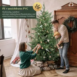 salcar Künstlicher Weihnachtsbaum 180 cm Zartgrüne Spitzen Für Weihnachten