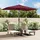 vidaXL Sonnenschirm 200 x 300 cm bordeauxrot