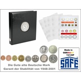 SAFE-7413-SP Münzalbum-Deutschland-DM-Kursmünzensätze im Blister Premium