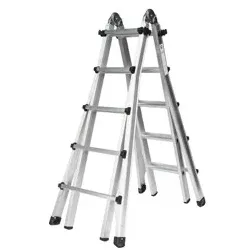 Teleskopleiter 4x5 Sprossen, L eingefahren 3100mm, L ausgefahren 5300mm