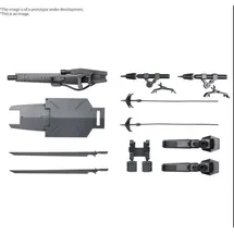 Bandai Namco Entertainment Bandai Model Kit Gunpla - Hg Amaim Weapon Set 3 1/72