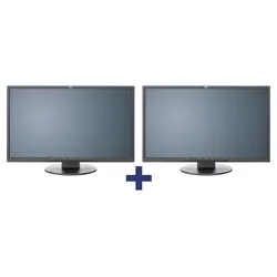2x Fujitsu E-Line E22-8 TS Pro LED-Monitor 54,6 cm (21,5 Zoll)