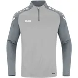 Jako Performance Ziptop Kinder soft grey/steingrau 140
