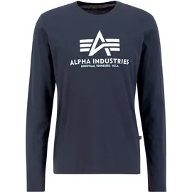 Alpha Industries Basic Langarm-T-Shirt Navy L