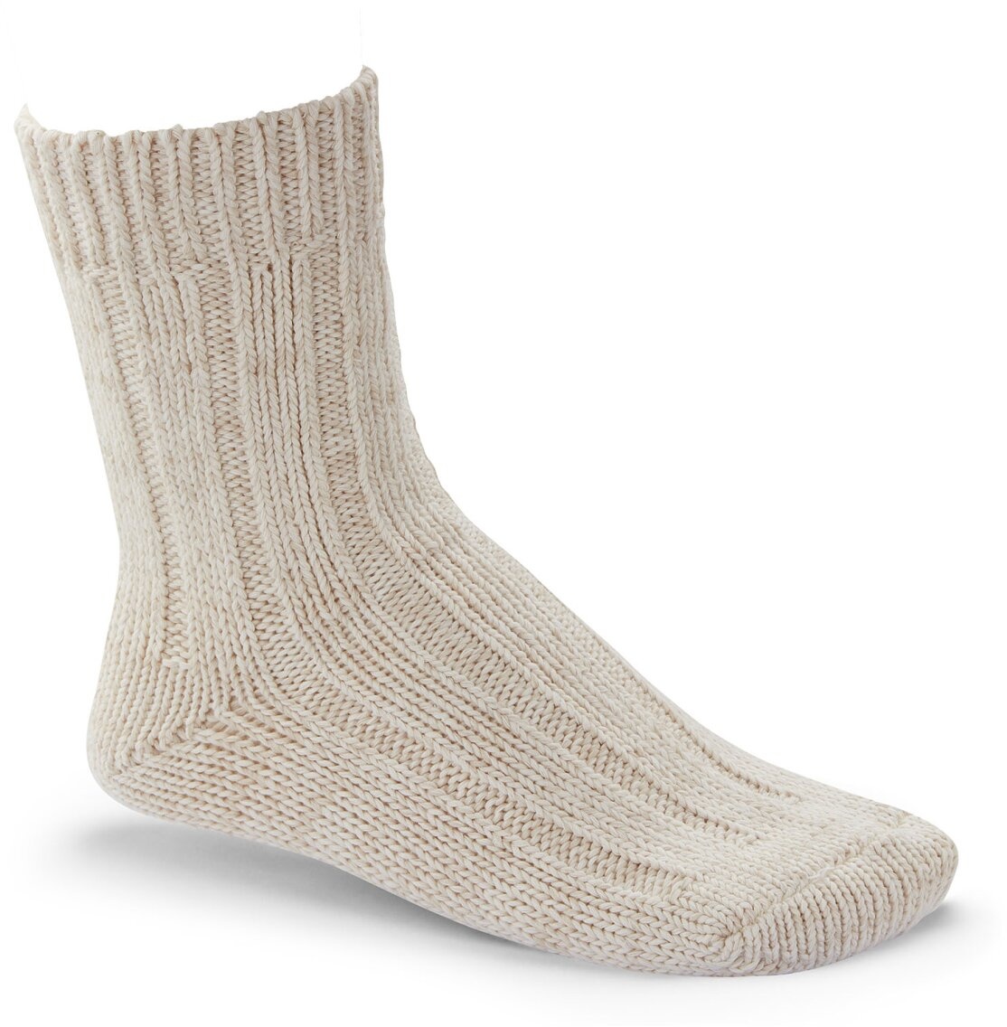 BIRKENSTOCK Damen Socken - Strumpf, Cotton Twist, Baumwoll-Moulinégarn Weiß 36-38