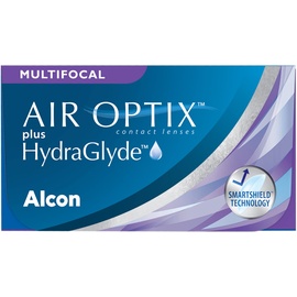 Alcon Air Optix plus HydraGlyde Multifocal 6 St. / 8.60 BC / 14.20 DIA / -10.00 DPT / Medium ADD