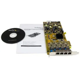 Startech 4 Port Gigabit PoE PCIe NIC