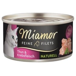 Miamor Feine Filets Naturelle Thun & Krebsfleisch 48x80 g