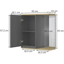 Vicco Livia 60 cm grau