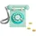Classic World Retro-Telefon – Holz – CL50551