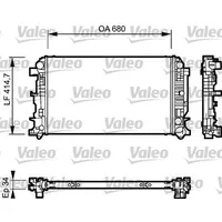 Valeo 735089 Kühler, Motorkühlung