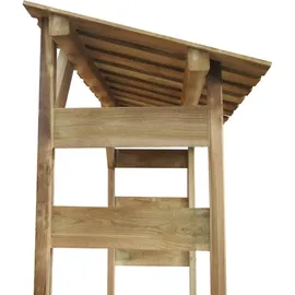 vidaXL Kaminholzregal Kiefer 150 x 44 x 176 cm Holz Außenbereich Braun