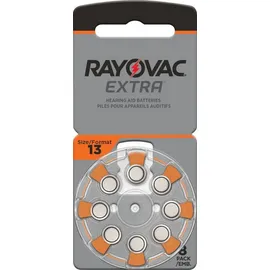 Rayovac Typ 13 Zink-Luft Hörgerätebatterien 1,5 V 8 St.
