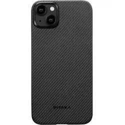 Pitaka MagEZ Case 4 600D for iPhone 15 Plus Black/Grey Twill