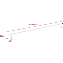 [en.casa] Pool Aufrollvorrichtung Oliveti mit Schiebern Aluminium