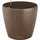 LECHUZA Classico Color 35 Komplettset Ø 35 x 33 cm muskat
