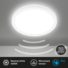Briloner LED Deckenlampe 24x3 cm weiß