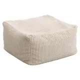 Home Deluxe Sitzsack Hocker Cozy - Beige